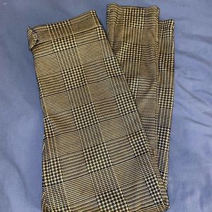 Yellow Plaid Work Pants